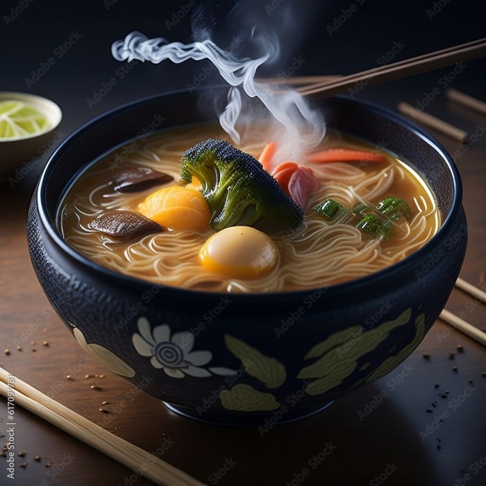 A stunningly realistic ultra-detailed 8K computer generated image of a traditional Japanese ...